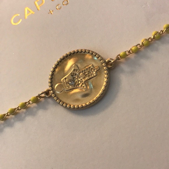 NEW hammered beaded hamsa  bracelet - Picture 6 of 6